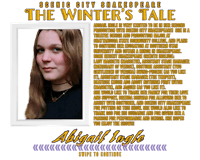 a poster for the winter's tale