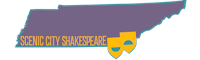 the logo for second city shakespeare